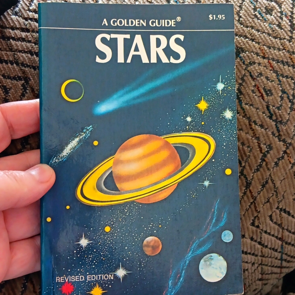 A Golden Guide, Stars, revised edition, sm. Vintage paperback book..